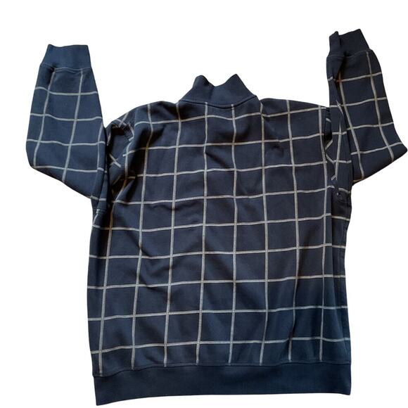 Nautica Men’s Quarter Zip Pullover. Blue with White Stripes. Size XXL - Picture 7 of 7